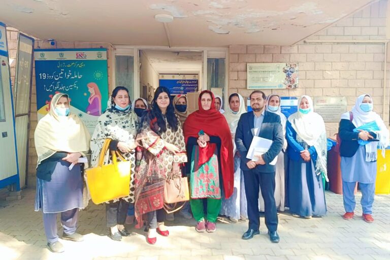 Session with Lady Health Workers PILL pindi