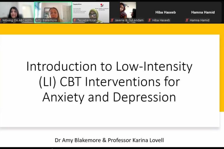 Dr. Amy Blackmore and Dr. Karina Lovell conducted a training
